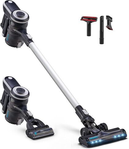 Simplicity Vacuums S65 Premium Stick Vacuum Cordless Rechargeable, Extra Battery, One-Click and Go Multi Surface Vacuum Cleaner, Converts to Hand Vacuum Cleaner for Car and Household Cleaning in Saudi Arabia
