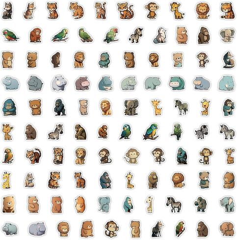 100Pcs Water Bottle Stickers for Kids Teens,Aesthetic Laptop Stickers, Vinyl Waterproof Stickers for Computer,Bumper,Skateboard,Water Bottles,Phone,Cute Stickers Packs in Saudi Arabia