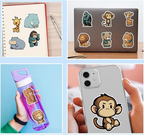 100Pcs Water Bottle Stickers for Kids Teens,Aesthetic Laptop Stickers, Vinyl Waterproof Stickers for Computer,Bumper,Skateboard,Water Bottles,Phone,Cute Stickers Packs in Saudi Arabia