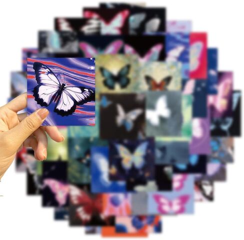 100Pcs Water Bottle Stickers for Kids Teens,Aesthetic Laptop Stickers, Vinyl Waterproof Stickers for Computer,Bumper,Skateboard,Water Bottles,Phone,Cute Stickers Packs in Saudi Arabia