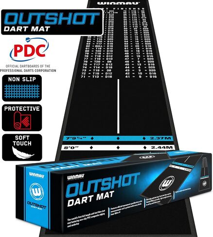 سجادة رمي السهام Winmau Outshot - مع خطوط أوتشي وحماية لأرضيتك in Saudi Arabia