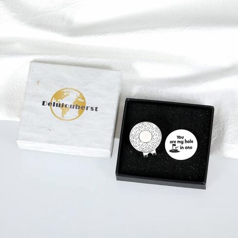 Delujouberst Bachelor Party Favors Funny Gift Golf Accessories for Men Golf Ball Marker Golf Lover Gift Golfer Magnetic Hat Clip Golf Gifts for Men Husband Birthday Fathers Day Valentines Gift in Saudi Arabia