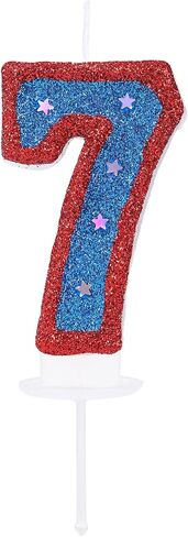 Number 3 Candle Birthday Boy Girl 3rd Birthday Cake Topper, Blue Captain Hero 3 Birthday Candle for Kid's Superheroes Theme Party Cake Decoration in Saudi Arabia