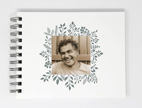 كتاب الصور التذكاري في الذاكرة المحبة، 6 بوصة × 7.5 بوصة، 90 صفحة بيضاء، هدية تذكارية للجنازة، ألبوم الصور التذكاري، كتاب ضيوف الجنازة، هدية التعاطف (WH) in Kuwait