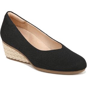 Dr. Scholl's Womens Be Ready Wedge Pumps Multi Woven Fabric 7.5 M