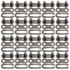 20 Sets Bike Chain Link, Bicycle Bike Metal Chain Master Link Connectors Repair Parts for Bicycle Chain, for Bycicles, Mini Bikes, Mountain Bikes, BMX Bikes, Motorcycles