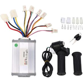 Brushed Controller , Digital Power Display Throttle Handle , High Performance 24V 800W Electric bikes Brushed Motor Controller Kit , Suitable for E bikes Modification