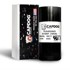 USA Made 50-60 MFD uF 220/250VAC Motor Start Capacitor Compatible with Genie 18004-B, X-18004-B Garage Door Opener - Compressor Pump Motor and More