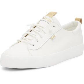 Keds Women's Kickback Canvas Sneaker, Blue Chambray, 8