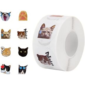 500PCS Animal Stickers 1 Inch Animal Snake Roll Stickers Envelope Stickers Cute Vinyl Waterproof Round Stickers Label Tag Seal Sticker for for Kids Teens Birthday Party Decor Supply Reward in Saudi Arabia