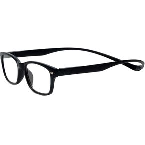 Magz Greenwich Transition Glasses Men & Women Photochromic Reading Glasses Matte Black | Readers +1.50 Magnetic Frame