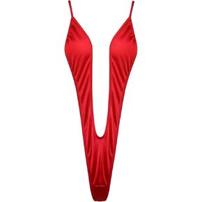 ZUYPSK Women Sling Shot Micro One Piece Swimsuits Swimwear Halter Thong Monokini Bikini Teddy Sets