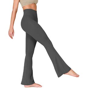 ODODOS Cloud Feeling Flared Yoga Pants with Back Pocket for Women, High Waist Casual Bootleg Lounge Pants, 30"/32" Inseam