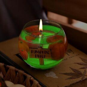 خريف اليقطين التصحيح المشهد وعاء شمعة الخريف الجدول المركزية الخريف المعطرة عطلة الديكور عيد الهالوين هدية عيد الشكر لها مجموعة من 1 in Kuwait