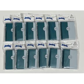 Petrol Blue Matte Card Sleeves for MTG, 600 Pieces Perfect Fit Standard Card Sleeves for Trading Card Sports Cards Baseball Cards TCG Magic, Card Protector for Mini Photo, Sturdy and Nice Shuffling in Kuwait