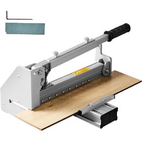 VEVOR 13-inch Flooring Cutter, Handles Vinyl Plank, Laminate, Engineered Wood, Siding, with a 0.47in Cut Depth for Smooth, Simple Slicing, Suitable for LVP, WPC, SPC, LVT, VCT, PVC, etc.