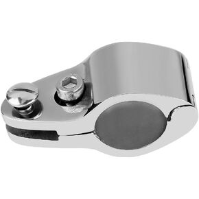 Bimini Rail Clamp, Keenso 1 Inch Stainless Steel Marine Boat Jaw Slide Tube Bimini Hardware Canopy with Set Screws