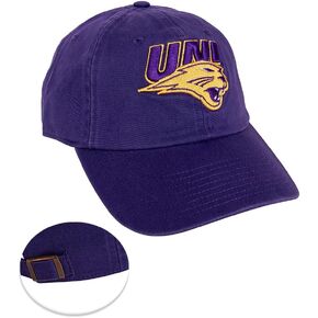 Desert Cactus University of Northern Iowa Baseball Hat UNI Panthers Brimmed Embroirderd Hats Cap Adjustable Cloth Strap Adult (Style B) Purple