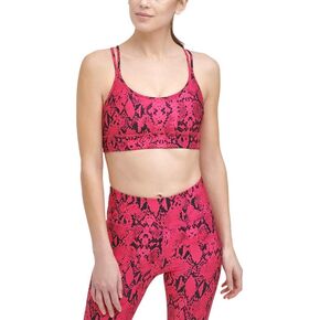 DKNY Sport Women's Snake-Embossed Sports Bra