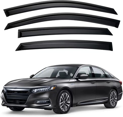 Window Visor Compatible with Mitsubishi Outlander 2022 2023,4PCS Black Sun Window Deflectors in Saudi Arabia