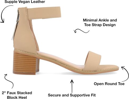 Journee Collection Women's Heeled Sandals in Saudi Arabia