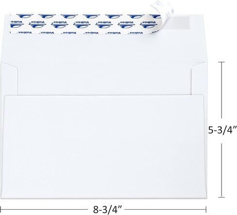 ValBox A9 Invitation Envelopes, 5.75 x 8.75 Inches, Brown Kraft Envelopes for Wedding Invitations, Greeting Cards, Announcements, with Self Adhesive Seal, 250 Count (5.75 x 8.75 Inches) in Kuwait