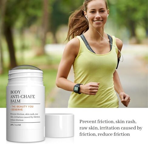 Anti Chafing Stick, Chafing Stick for Sports and Prevent Thigh Rashes, Anti Chafe Stick, Thigh Chafing Stick for Friction & Dryness, Anti Chafe, Anti Friction Stick, Water & Sweat Proof in Saudi Arabia
