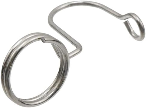 T Tulead شماعات موصل السنانير الفولاذ المقاوم للصدأ موسع السنانير خزانة الفضاء التوقف الفضة الصغيرة المتتالية شماعات هوك 20 قطعة in Kuwait