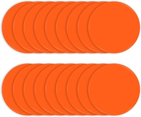 Spot Markers Rubber Floor Dots 9inch Non Slip Agility Dots Flat Cones for Kids Sports Soccer Basketball Training, Gym Training, Preschool Kindergarten Classroom in Saudi Arabia