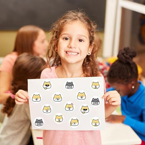 500PCS Animal Stickers 1 Inch Animal Snake Roll Stickers Envelope Stickers Cute Vinyl Waterproof Round Stickers Label Tag Seal Sticker for for Kids Teens Birthday Party Decor Supply Reward in Saudi Arabia