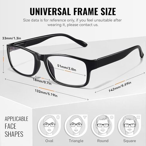 Gaoye 5-Pack Reading Glasses Blue Light Blocking,Spring Hinge Readers for Women Men Anti Glare Filter Lightweight Eyeglasses (I1 turtle mix, 4x) in Saudi Arabia