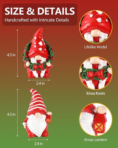 Duo Resin Snowman Figurines with Lighted Christmas Tree Wreath - Christmas Decorations Indoor Snowman Decor Ornaments Centerpiece - Winter Holiday (Snowmen) in Saudi Arabia