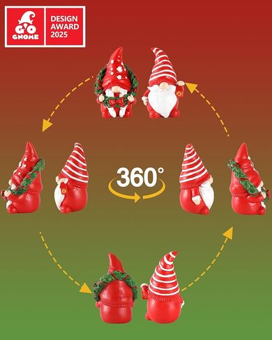 Duo Resin Snowman Figurines with Lighted Christmas Tree Wreath - Christmas Decorations Indoor Snowman Decor Ornaments Centerpiece - Winter Holiday (Snowmen) in Saudi Arabia