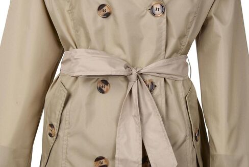 معطف المطر النسائي من QZUnique، معطف واق من المطر خفيف الوزن بغطاء للرأس، سترة واقية خارجية قابلة للتنفس، سترات مطر مقاومة للماء in Kuwait