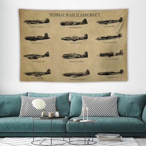 نسيج Charcasus Vintage WWII Tank Tapestry - Retro 40x60 بوصة الجدار شنقا ملصق ديكور لغرفة المعيشة وغرفة النوم - هدية عظيمة لهواة التاريخ والمتحمسين العسكريين - تذكارات الحرب العالمية الثانية in Saudi Arabia