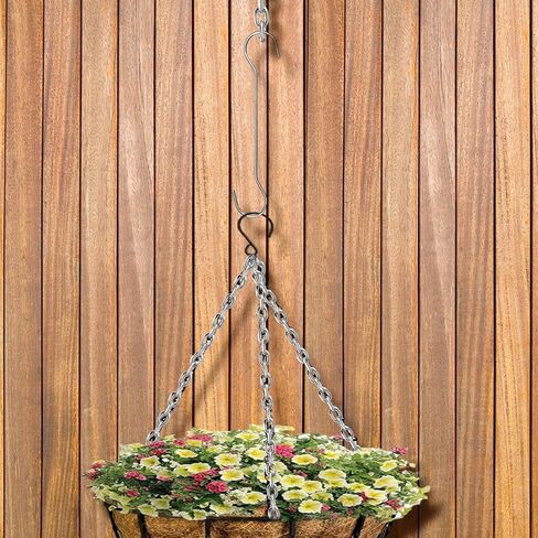6 Pack S Hooks for Hanging 7.3 inch Large S Hooks Heavy Duty S Shaped hooks for Hanging Plant,S Hooks for Kitchenware,Utensils,Pots and Pans Closet Garden Patio Indoor Outdoor in Saudi Arabia