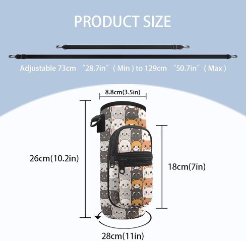 Water Bottle Holder with Strap Water Bottle Carrier for Stanley in Saudi Arabia