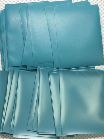 Petrol Blue Matte Card Sleeves for MTG, 600 Pieces Perfect Fit Standard Card Sleeves for Trading Card Sports Cards Baseball Cards TCG Magic, Card Protector for Mini Photo, Sturdy and Nice Shuffling in Kuwait