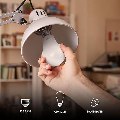 Feit Electric A19 LED Light Bulb, 60W Equivalent, Dimmable, Color Selectable 6-Way, E26 Medium Base, 90 CRI, 800 Lumens, 22-Year Lifetime, OM60DM/6WYCA/2, 2-Pack in Saudi Arabia