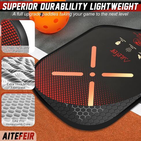 AiteFeir Pickleball Balls - 40 Hole Outdoor Pickleballs,4/12 Pack Premium Pickleballs,Sport Outdoor Play, High Bounce & Durable Pickle Balls Christmas Birthday Sports Gift in Saudi Arabia