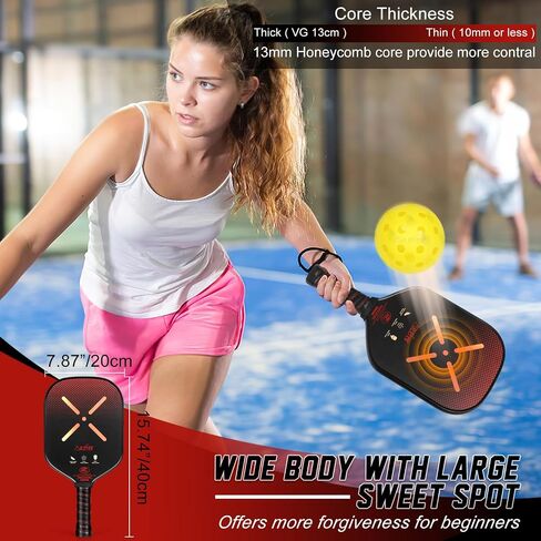 AiteFeir Pickleball Balls - 40 Hole Outdoor Pickleballs,4/12 Pack Premium Pickleballs,Sport Outdoor Play, High Bounce & Durable Pickle Balls Christmas Birthday Sports Gift in Saudi Arabia