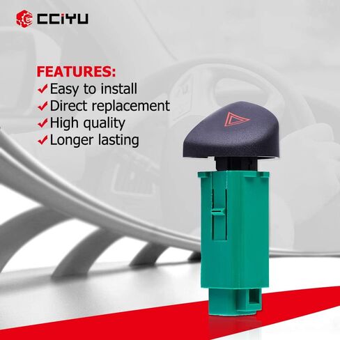 cciyu Hazard Warning Switch Replacement fit for 2004-2005 Chevy Classic 2000-2003 Chevy Malibu 2004-2005 Chevy Malibu Maxx in Saudi Arabia