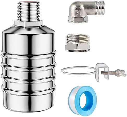 Fully Automatic Water Level Control Float Valve, 304 Stainless Steel Float Valve, 1/2 "to 3/4" Water Float Valve, Automatic Water Level Controller for Water Tanks And Livestock Tanks in Saudi Arabia