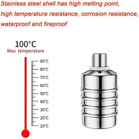 Fully Automatic Water Level Control Float Valve, 304 Stainless Steel Float Valve, 1/2 "to 3/4" Water Float Valve, Automatic Water Level Controller for Water Tanks And Livestock Tanks in Saudi Arabia