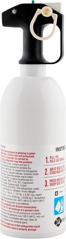 First Alert 1048304 Kitchen5AF400 Bundle Fire Extinguisher, White, Red in Kuwait