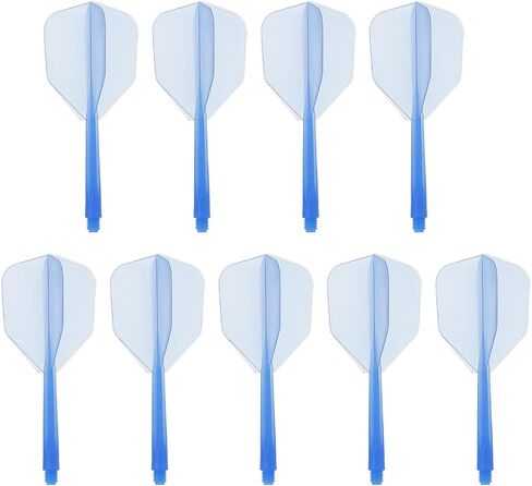 PATIKIL Integrated Dart Shaft and Flights, 9 Pack 2BA Durable Plastic Dart Flight Replacement Dart Accessories, Black in Saudi Arabia