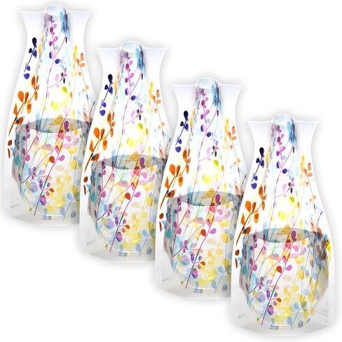 MODGY Expandable Flower Vase Plastic Decorative Modern Vases for Flowers Centerpieces Dining Table Decor Living Room Bathroom Wedding Office, Foliage in Saudi Arabia