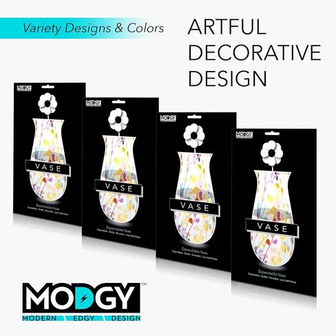 MODGY Expandable Flower Vase Plastic Decorative Modern Vases for Flowers Centerpieces Dining Table Decor Living Room Bathroom Wedding Office, Foliage in Saudi Arabia