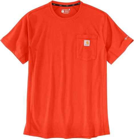 Carhartt Men's Force Relaxed Fit Midweight Short-Sleeve Pocket T-Shirt, Aventurine in Saudi Arabia