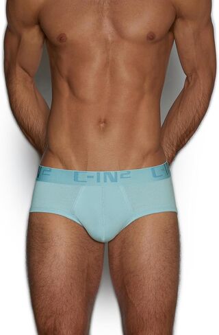 C-IN2 Core Men's Low-Rise Briefs | Breathable Cotton, Supportive Pouch, All-Day Comfort, Modern and Sleek Fit -Grey Heather -X-Small in Saudi Arabia